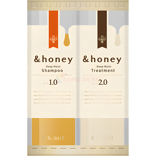 Gói dầu gội và xả chuyên sâu &Honey Deep Moist Shampoo/Treatment (10ml)