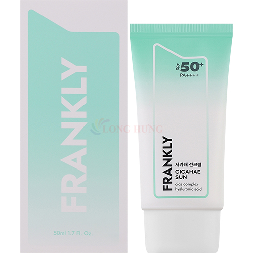Kem chống nắng phục hồi làm dịu cho da nhạy cảm Frankly CicaHae Sunscreen SPF 50+ PA++++