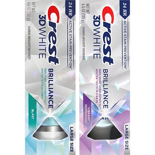Kem đánh răng Crest 3D White Brilliance (130g)