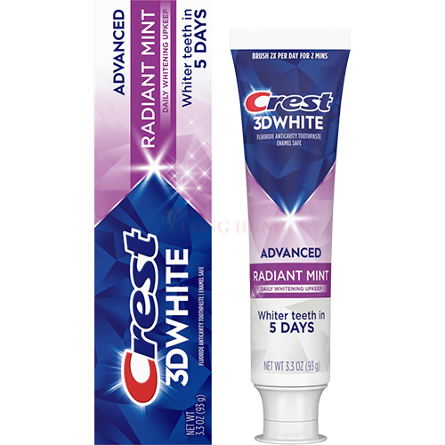 Kem đánh răng Crest 3D White Radiant Mint