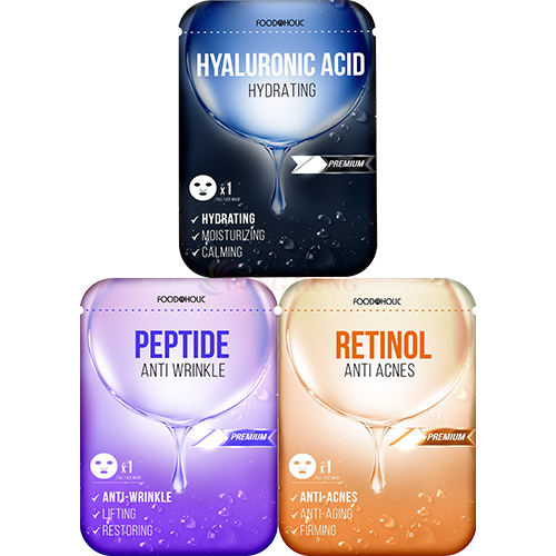 Mặt nạ giấy dưỡng da Foodaholic Premium Mask (01 miếng/10 miếng)
