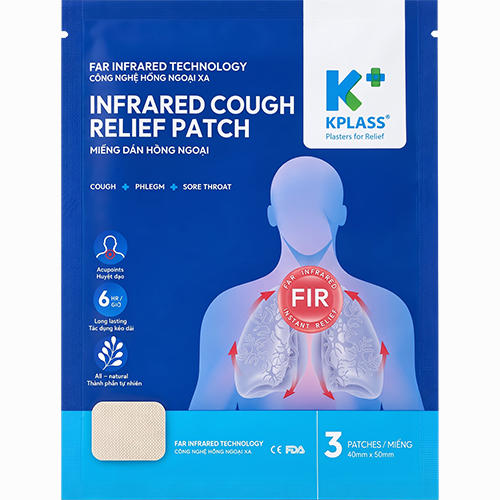 Miếng dán hồng ngoại người lớn KPLASS Infrared Cough Patch