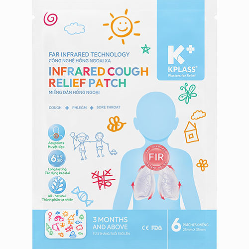 Miếng dán hồng ngoại trẻ em KPLASS Infrared Cough Patch