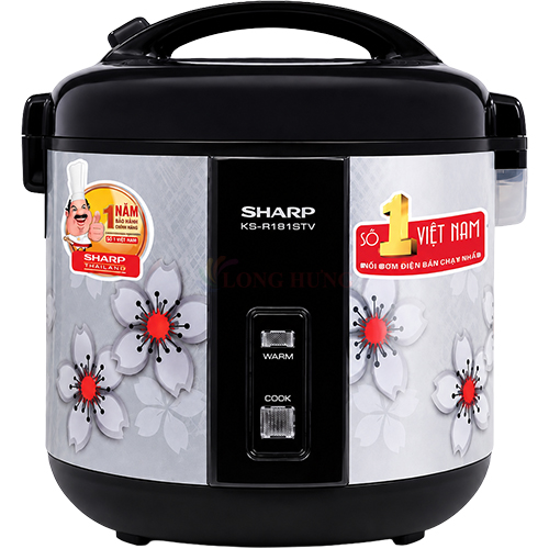 Nồi cơm điện nắp gài Sharp 1.8 lít KS-NR181STV 