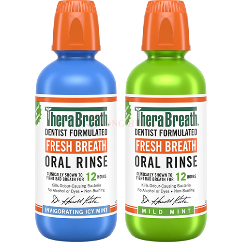 Nước súc miệng TheraBreath Fresh Breath Oral Rinse (473ml)