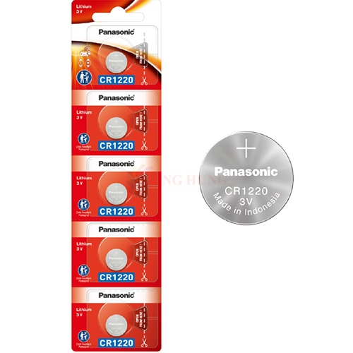 Pin nút Panasonic 3V CR-1220/5BE (1 viên/3 viên/5 viên/10 viên/50 viên)