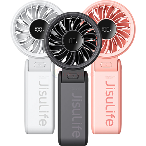 Quạt mini cầm tay Jisulife 3 in 1 3600mAh Handheld Fan Life7