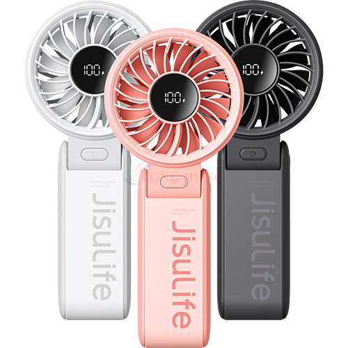 Quạt mini cầm tay Jisulife 3 in 1 5000mAh Handheld Fan Life7