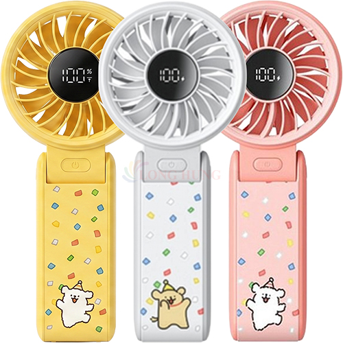 Quạt mini tích điện cầm tay Jisulife 3 in 1 Handheld Fan Life7 x Maltese 5000mAh