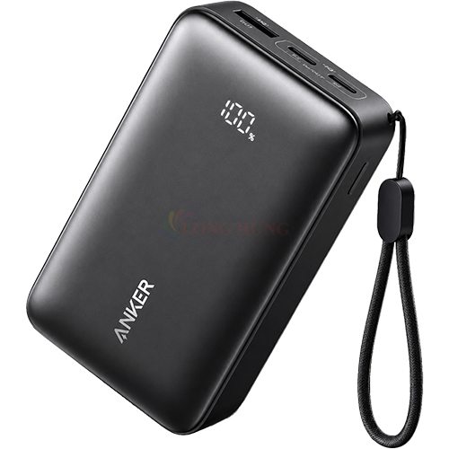 Sạc dự phòng Anker Zolo Power Bank 1USB 2Type-C 30W 10000mAh A110J - Black