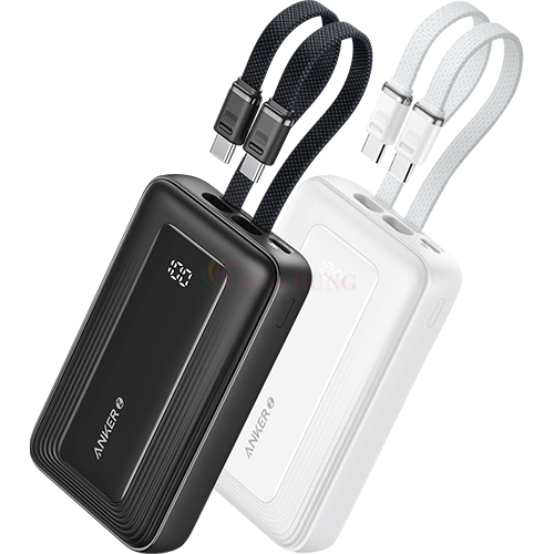 Sạc dự phòng Anker Zolo Power Bank 1USB 2Type-C 35W 10000mAh A1680C