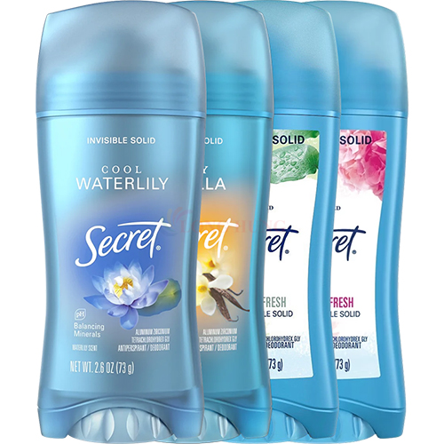 Sáp khử mùi Secret Invisible Solid (73g)
