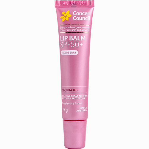 Son dưỡng môi chống nắng Cancer Council Raspberry Lip Balm SPF50+
