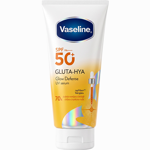 Sữa dưỡng thể chống nắng Vaseline SPF50+ PA++++ Gluta - Hya Glow Defense UV Serum (260ml)