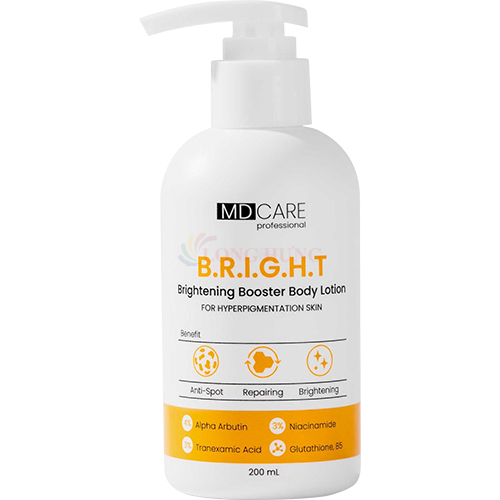 Sữa dưỡng thể trắng da MD CARE Brightening Booster Body Lotion (200ml)