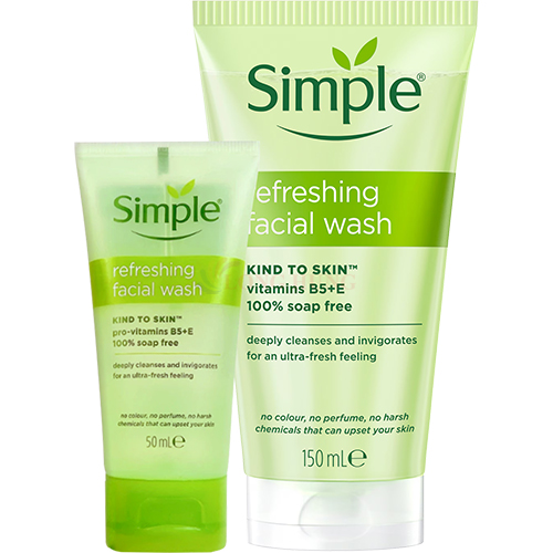 Sữa rửa mặt Simple Refreshing Facial Wash (50ml/150ml)