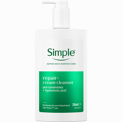 Sữa rửa mặt phục hồi Simple Repair+ Cream Cleanser (240ml)