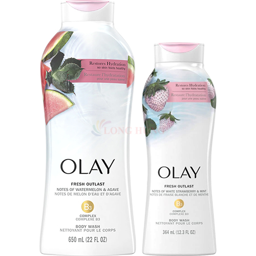 Sữa tắm Olay Fresh Outlast Body Wash (364ml/650ml)