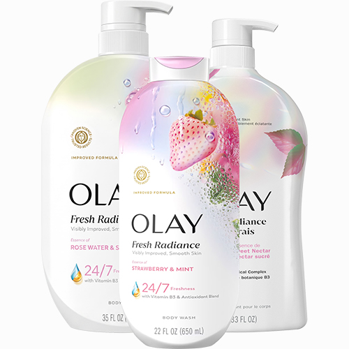Sữa tắm Olay Fresh Radiance Body Wash (650ml/975ml/1.03L)