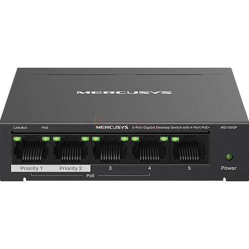 Switch Mercusys 5-Port 10/100/1000Mbps Desktop Switch MS105G