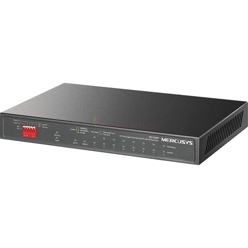 Switch Mercusys 8-Port PoE+ with 10-Port Gigabit Desktop MS110GMP