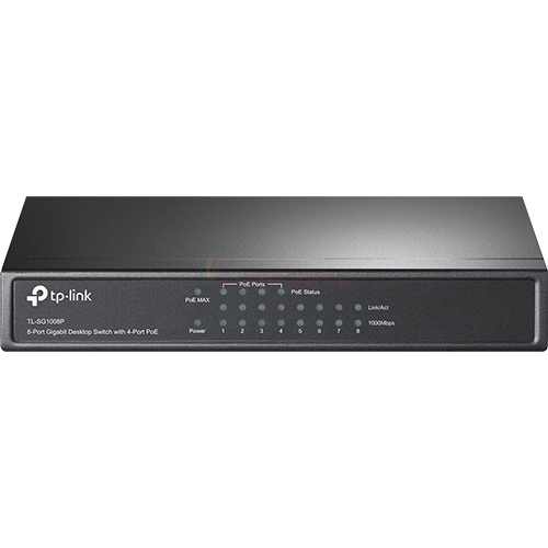 Switch TP-Link 4-Port PoE with 8-Port Gigabit Desktop TL-SG1008P