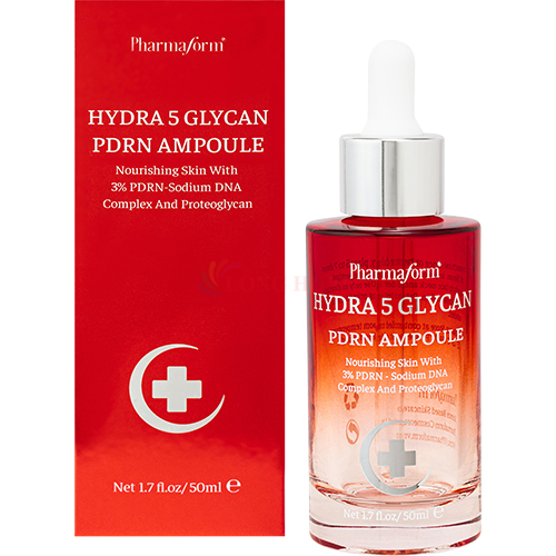 Tinh chất dưỡng ẩm Pharmaform Hydra 5 Glycan PDRN Ampoule (50ml)
