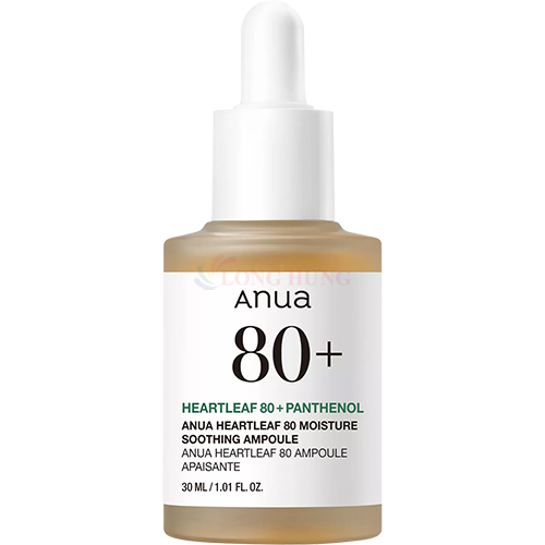 Tinh chất dưỡng da Anua Heartleaf 80 Moisture Soothing Ampoule (30ml)