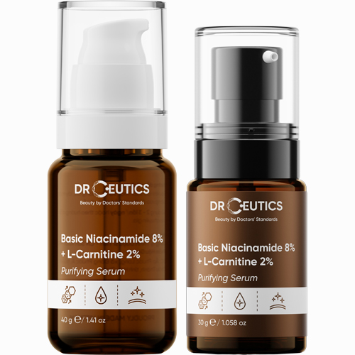 Tinh chất dưỡng da DrCeutics Niacinamide 8% + L-Carnitine 2% (30g/40g)