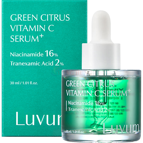 Tinh chất dưỡng sáng da Luvum Green Citrus Vitamin C Serum Plus (30ml)