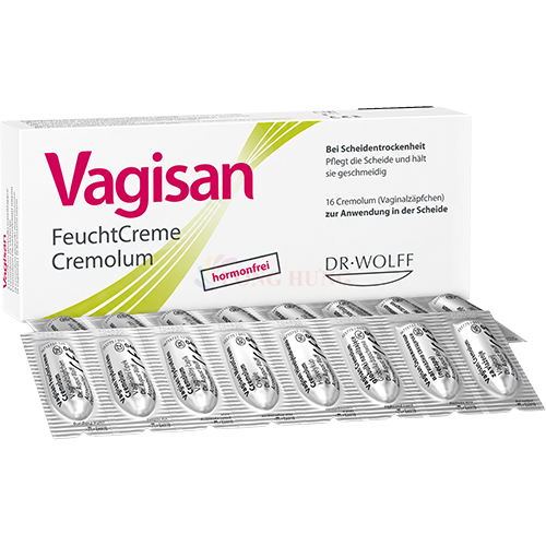 Viên đặt dưỡng ẩm Vagisan FeuchtCreme Cremolum (1 viên/16 viên)