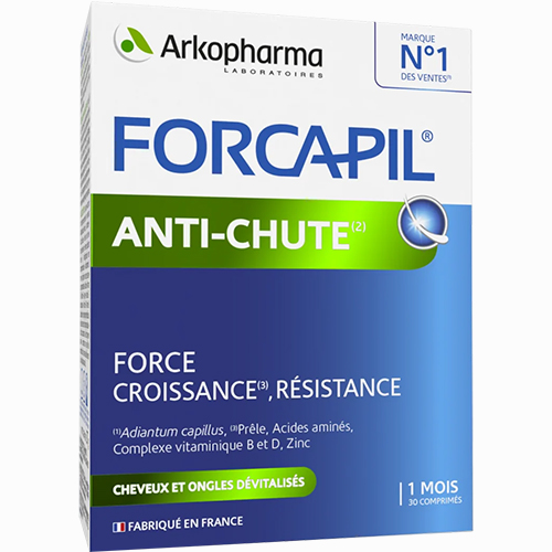 Viên uống Arkopharma Forcapil Anti-Chute hỗ trợ tóc, móng chắc khỏe