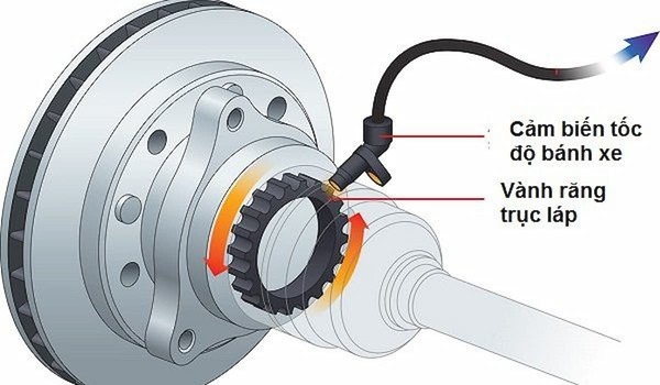 Cấu tạo cảm biến tốc độ xe ô tô