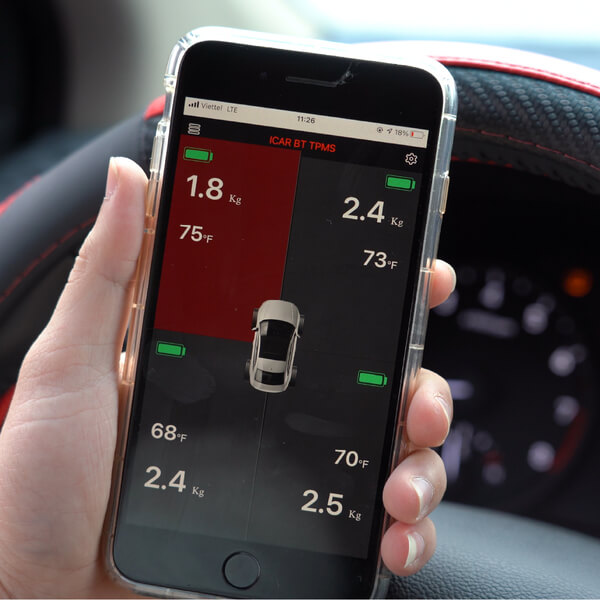 Reset cảm biến áp suất lốp có phần mềm quản lý