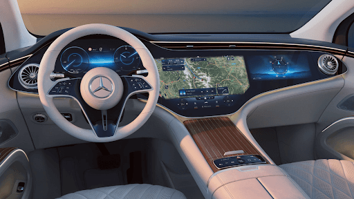 Bên trong nội thất xe Mercedes-Benz EQS
