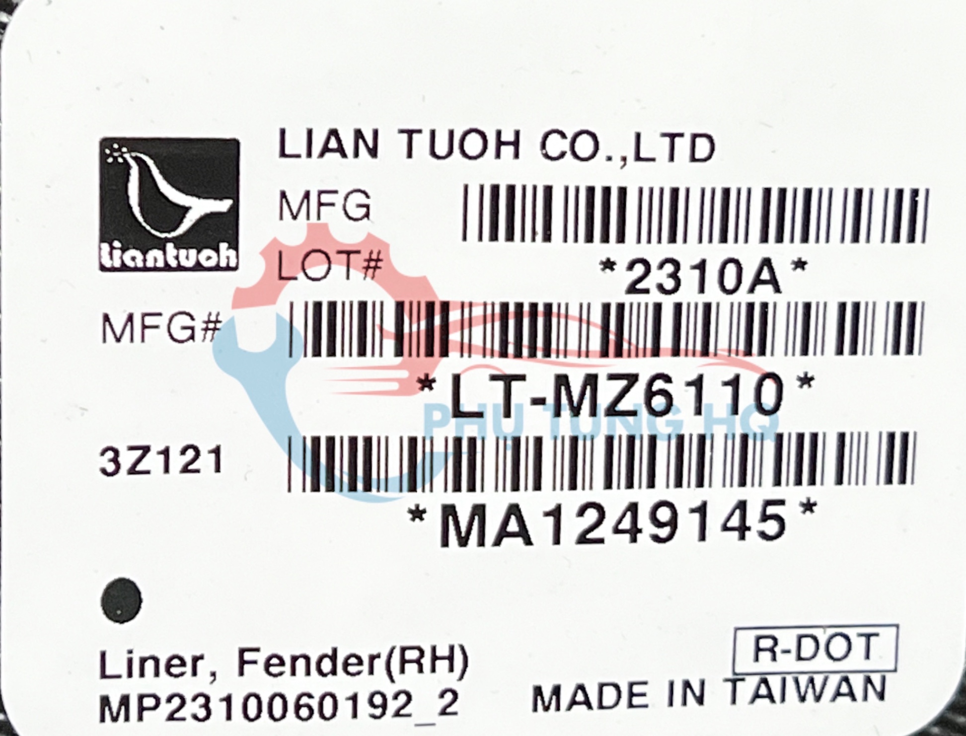 Lòng dè trước hiệu TONGYANG RH - LT-MZ6110.png