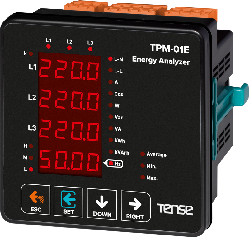 TPM-01E Multimeter ĐỒNG HỒ ĐA NĂNG PHÂN TÍCH NĂNG LƯỢNG Energy Analyzer TPM-01E Tense