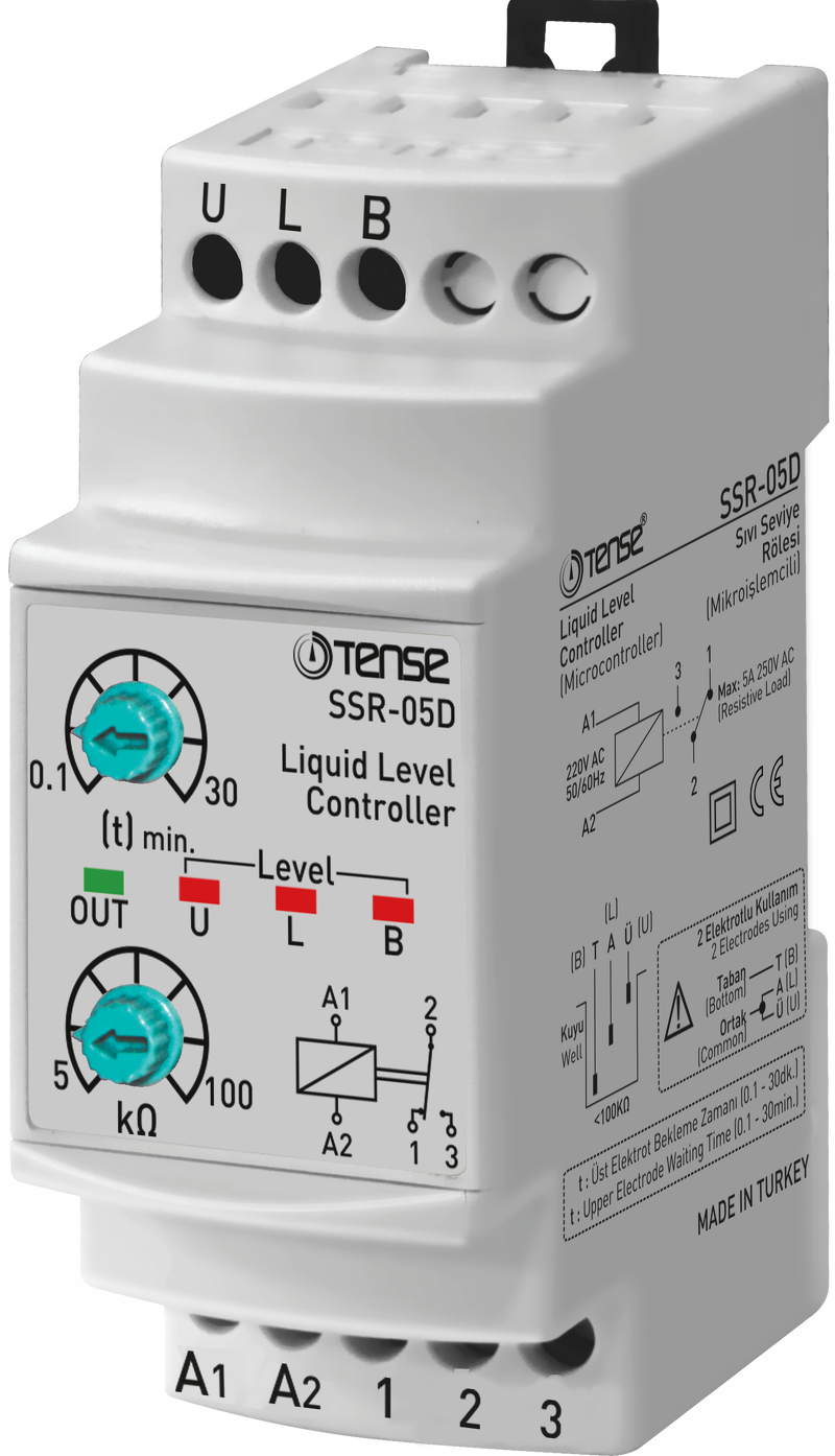 SSR-05D RƠLE MỰC CHẤT LỎNG (TÍCH HỢP VI ĐIỀU KHIỂN) Liquid Level Controller Water Level Relay SSR-05D Tense