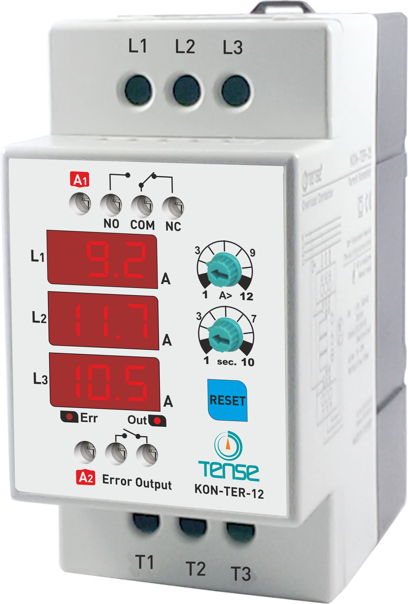 KON-TER-12 CÔNG TẮC TƠ ĐIỆN TỬ KÈM BẢO VỆ NHIỆT