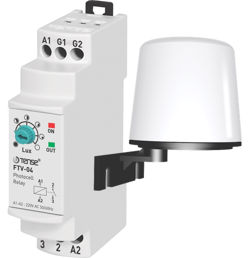 FTV-04 RƠLE CẢM BIẾN QUANG Cảm biến ánh sáng Photocell Relay FTV-04 Tense