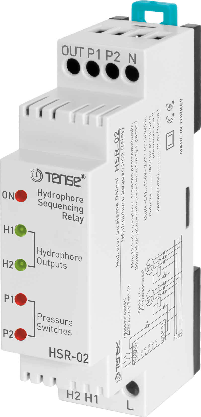 HSR-02 RƠLE TRÌNH TỰ HYDROPHORE Tense Hydrophore Sequencing Relay HSR-02 Tense