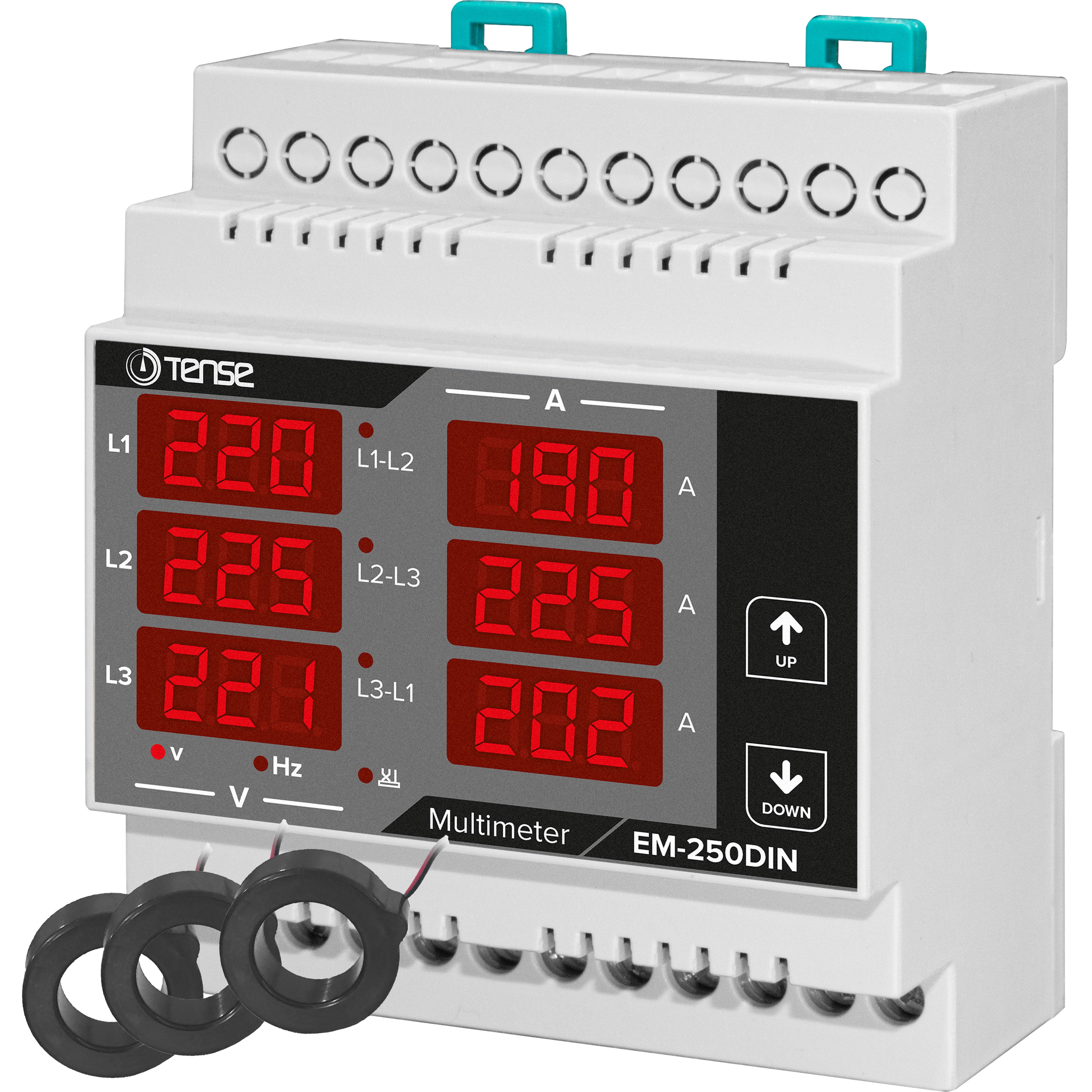 EM-250DIN ĐỒNG HỒ ĐA NĂNG KÈM BIẾN DÒNG MULTIMETER DIN-TYPE WITH CT IN THE BOX EM-250DIN Tense