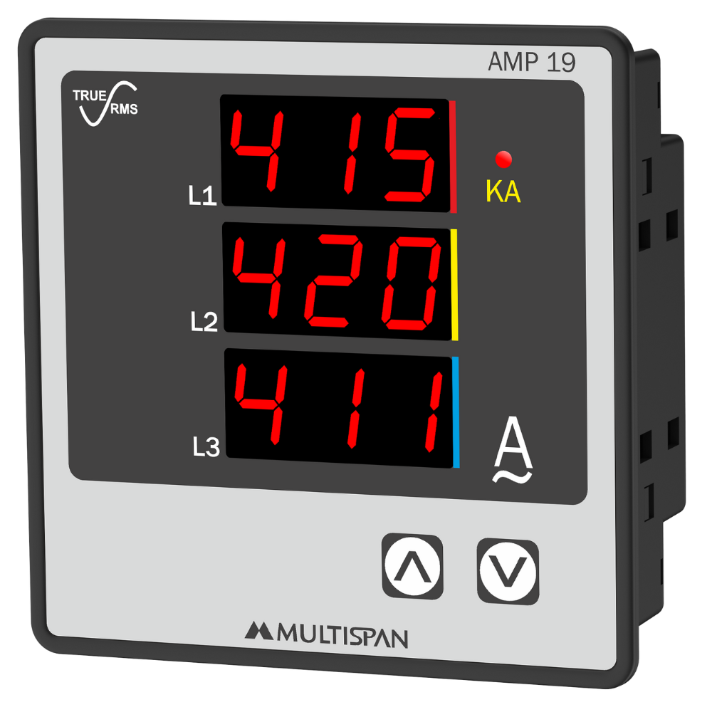 AMP-19 Đồng hồ đo dòng điện 3 pha