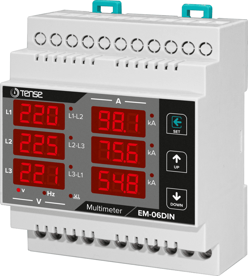 EM-06DIN Đồng hồ đa năng đo VAF