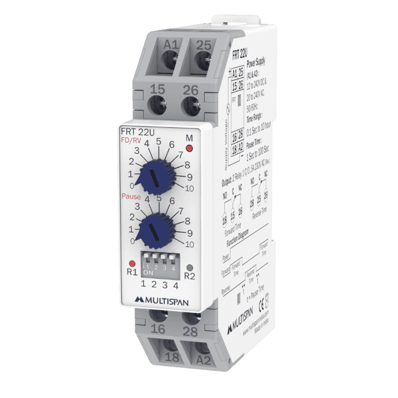 FRT-22U Rơ le thời gian luân phiên 2 ngõ ra (2 tải luân phiên)