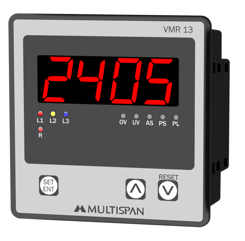 VMR-13 Rơ le bảo vệ điện áp 3 pha gắn mặt cánh tủ
