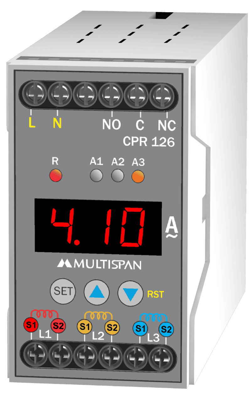 CPR-126 Rơ le bảo vệ dòng điện 3 pha
