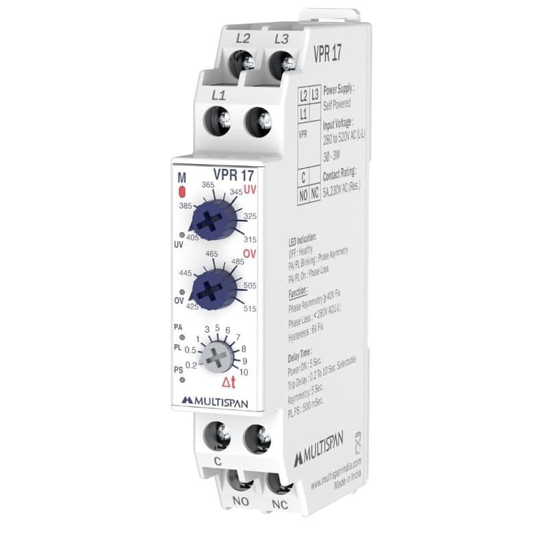 VPR-17 Rơ le bảo vệ điện áp và pha (3P3W)