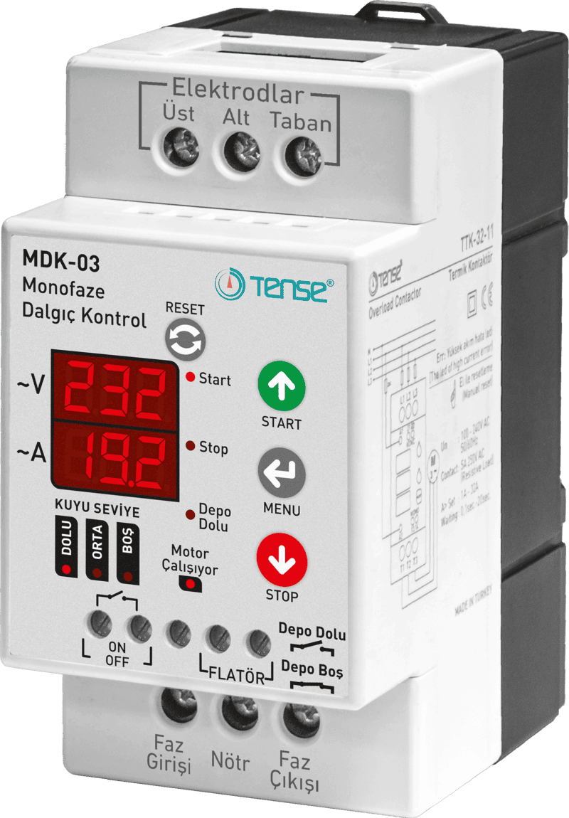 Relay điều khiển động cơ bơm một pha (tích hợp mạch động lực 30A chịu tải trực tiếp), mã MDK-03