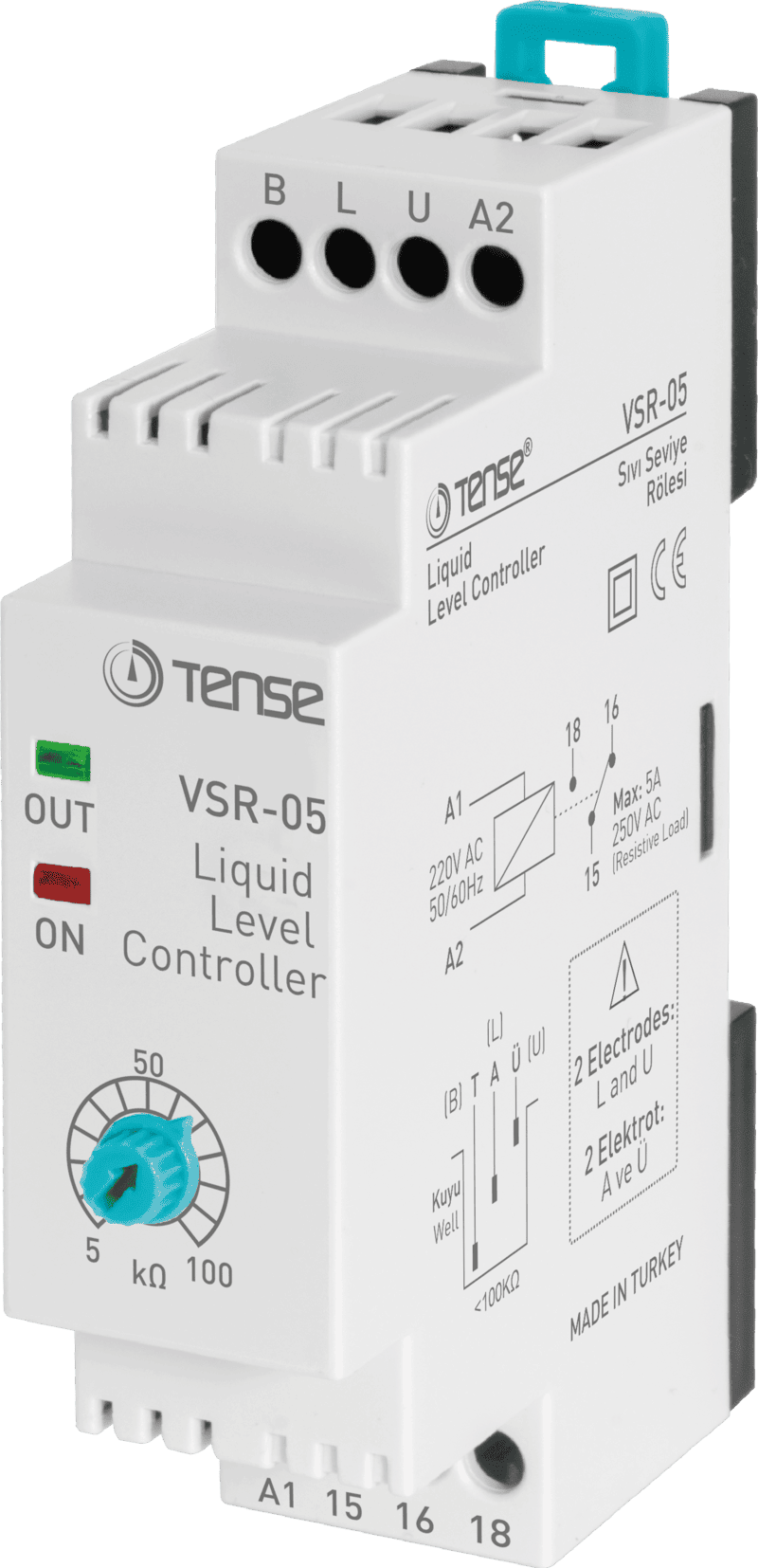 Relay mức (kết hợp với điện cực đo), mã VSR-05